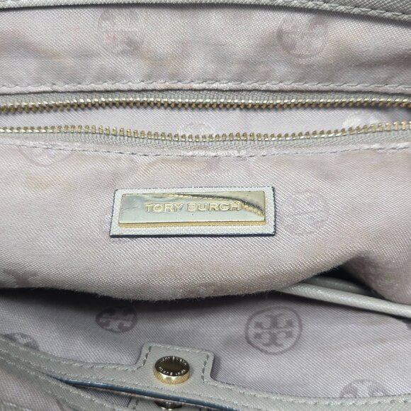 Tory Burch Robinson Saffiano Double Zip Tote Crossbody Shoulder Bag Large - Picture 12 of 14